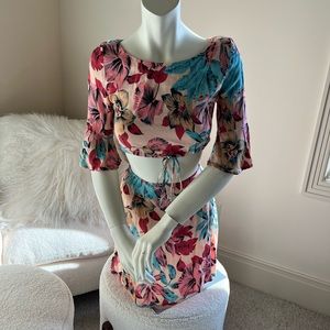 For Love and Lemons x Revolve Tropical Floral Set S